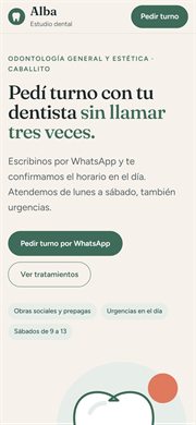 La misma demo en un celular.