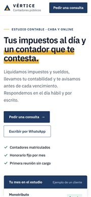 La misma demo en un celular.